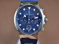 雅典錶【男性用】MarineChronographSS/RUBlueA-7750自動機芯搭載