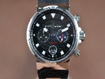 雅典錶【男性用】MarineChronographSS/RUBlkA-7750自動機芯搭載